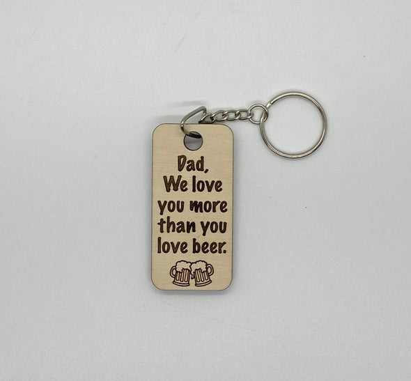 Father's Day keychain, funny fathers day gift, gift for fathers day, funny keychain for dad