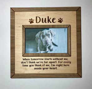 Personalized sign, pet sympathy gift, pet memorial frame, pet sign