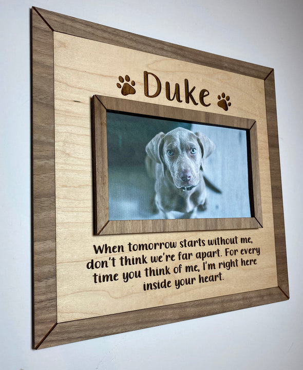Personalized sign, pet sympathy gift, pet memorial frame, pet sign