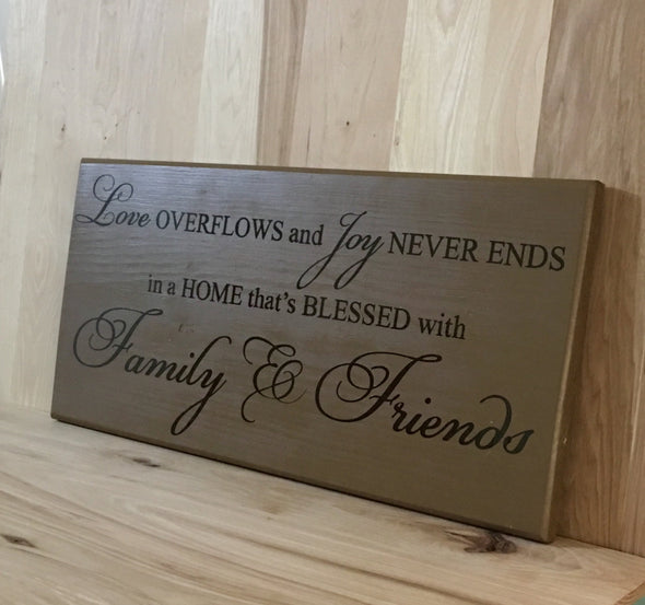 Family wood sign, housewarming sign
