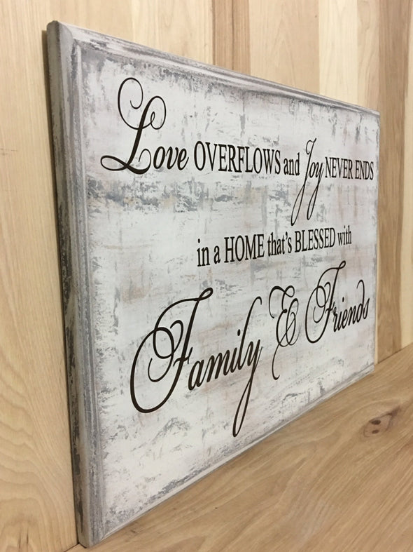 Family wood sign, housewarming wooden sign