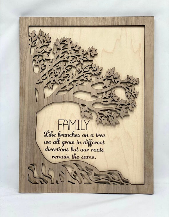 Personalized family sign, personalized wood sign
