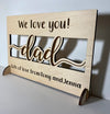 Personalized dad sign, personalized wood sign, gift for dad, Father's Day gift