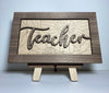 Personalized teacher sign, personalized wood sign, gift for teacher, teacher gift