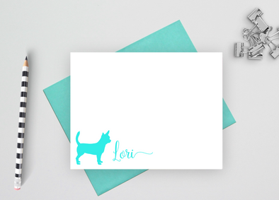 Shih tzu Personalized Stationery Set, Note Cards For Women – Crafting With  My Chis