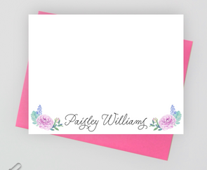 floral stationery set for women