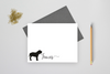 Dog Personalized Stationery Set, Dog Note Cards
